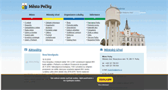 Desktop Screenshot of pecky.cz